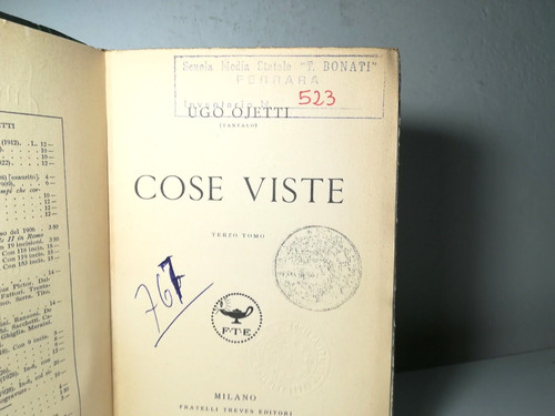 Cose viste ugo ojetti - di, terzo