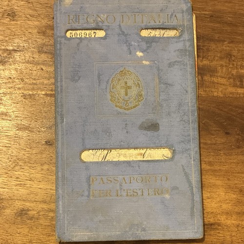 Passaporto 1936 regno italia - 1936,